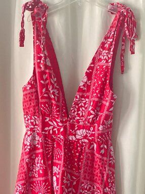 plus size reversible a line dress pockets Vera A-line woven dress with pockets (PDF) main image 1